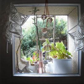 dekoriertes Fenster